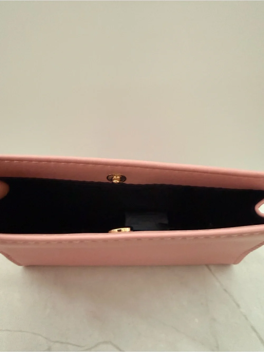 Yves Saint Laurent Pink Embossed Leather Cosmetic Case